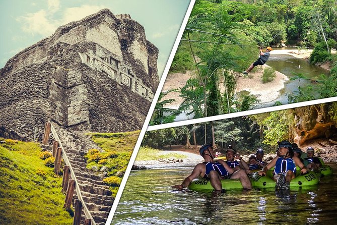 Xunantunich, Cave Tubing and Zipline tour from Belize City - Key Points