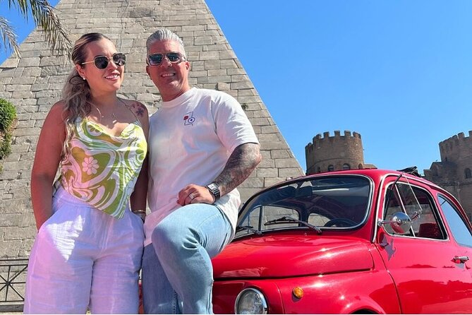 Private: 3 hours panoramic tour of Rome aboard a vintage Fiat 500 - Key Points