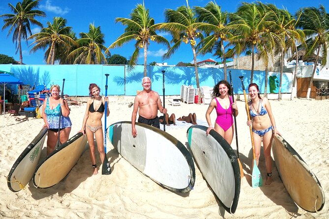 Morning Session - All Levels Paddleboard Group Caribbean Sea - Photos and Local Perks
