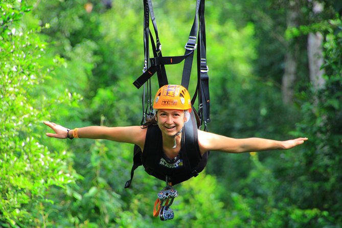 Tulum Mayan Ruins with Snorkel, Zipline and Rappel Jungle Thrills - Key Points