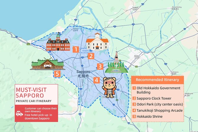 Sapporo City Cherry Blossom Private Sightseeing Tour - Good To Know