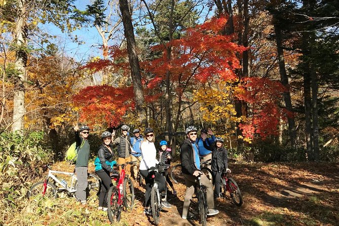 Nopporo Forest Mountain Bike Tour from Sapporo, presenting a retro Cycle cap - Engaging Meta Description