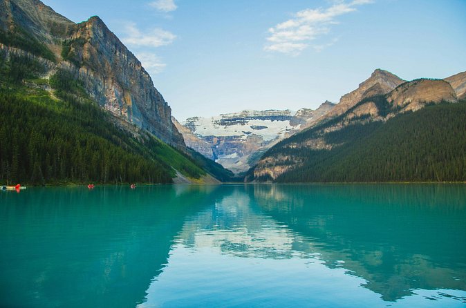 Private Banff Day Tour Lake Minnewanka and Lake Louise and more - Bow Falls: Downtown Scenic