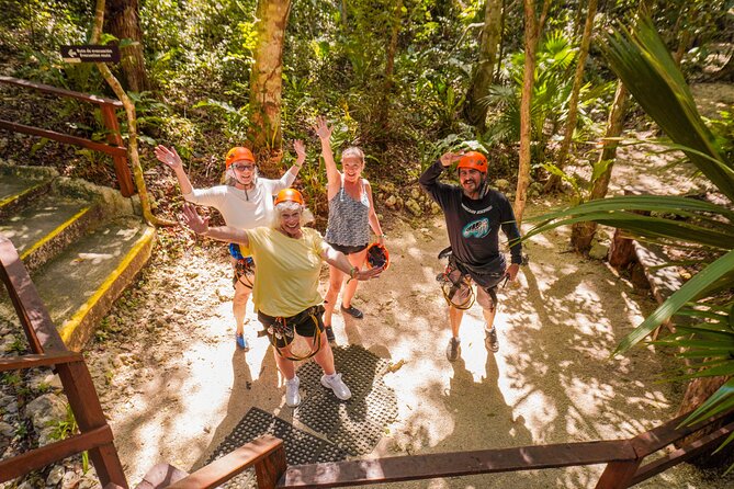 Half Day tour Zipline + Rappel + Cenote from Riviera Maya hotels - The Value of the Tour