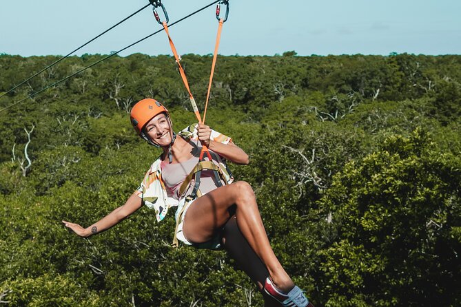 Half Day tour Zipline + Rappel + Cenote from Riviera Maya hotels - Discover the Excitement of the Half Day Zipline + Rappel + Cenote Tour