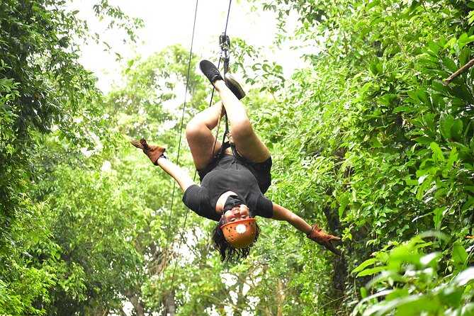 ATV adventure with cenote, ziplines, snack and transport from Cancun or Riviera - Key Points