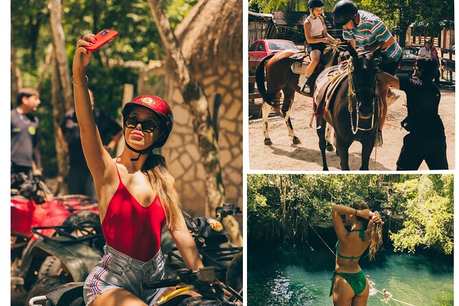 Adventure Horseback Ride, ATV and Cenote - Key Points