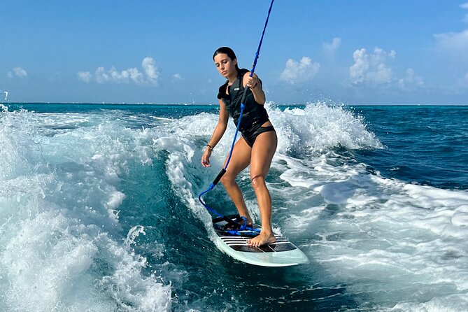 Half Day Wake Surfing and Snorkeling #1 Adventure in Cancun 4hr - A Fun-Filled Half Day on Cancun’s Waters: Wake Surfing and Snorkeling Adventure