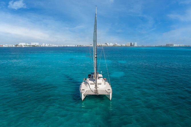 Catamaran Cancun to Isla mujeres Lunch OpenBar and Snorkeling - Scenic Return and Sunset Sail
