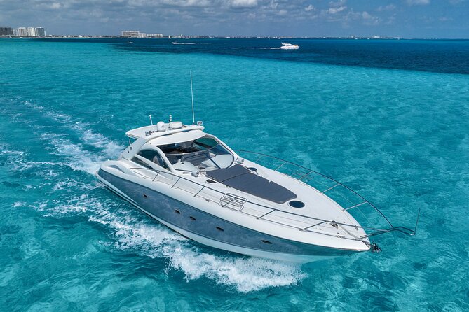 Luxury 52ft Sunseeker Yacht Rental in Cancun - The Value of a Private Yacht Experience