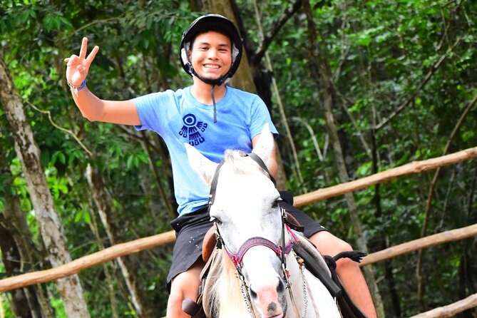 Single ATV, Ziplines, Cenote & Horse Riding from Cancun & Playa Del Carmen - FAQ