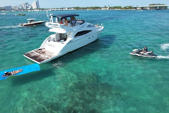 65ft Yacht Charter in Miami - The Yacht Itself: A Floating Luxury Lounge