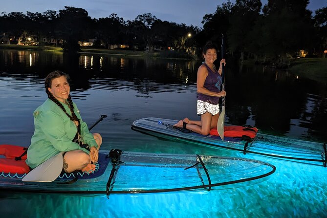 LED Glow in the Dark Clear Kayak or Clear Paddleboard in Paradise - Who Will Love This Experience?