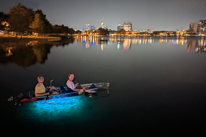 LED Glow in the Dark Clear Kayak or Clear Paddleboard in Paradise - The Sum Up