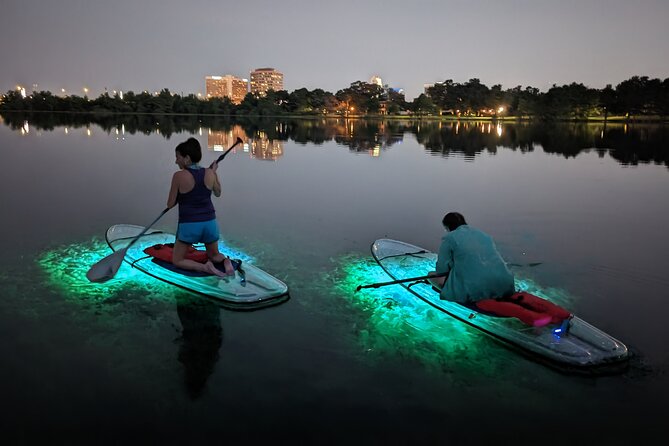 LED Glow in the Dark Clear Kayak or Clear Paddleboard in Paradise - FAQ