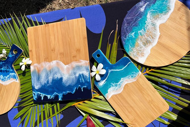 Make your own Maui Souvenir/Ocean resin class - Key Points