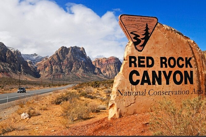 California desert, Red Rock Sign and Seven Magic Mts - Transportation, Group Size, and Overall Value