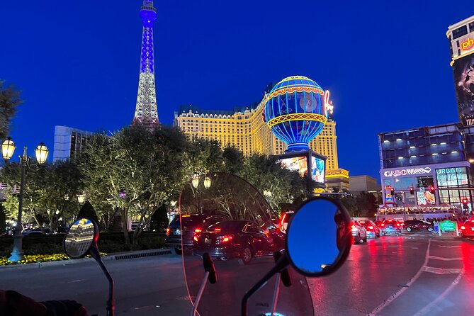 Private 1-Hour Evening Las Vegas Strip Tour in a Sidecar - Key Points