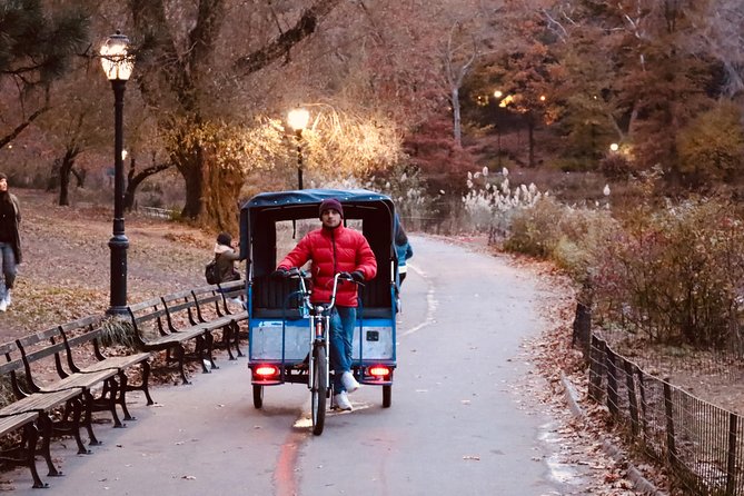 Central park Tour happy hour Pedicab tour - Key Points