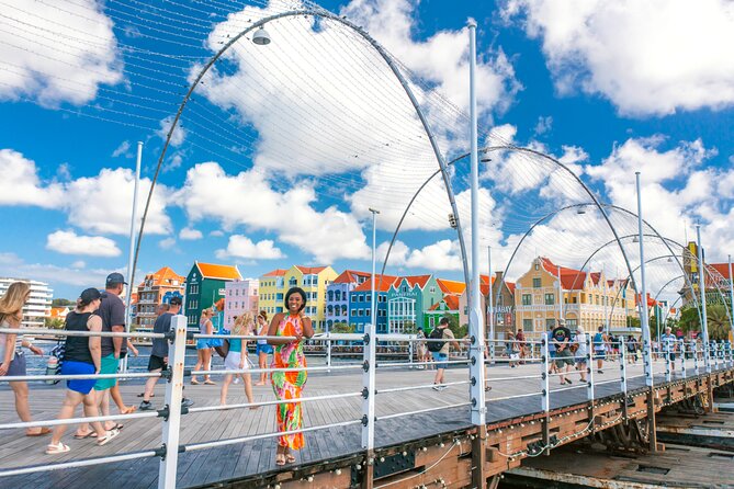 A Must for Instagram! Iconic Swinging Old Lady Bridge Drone Shoot - Exploring the Drone Shoot Experience in Curacao