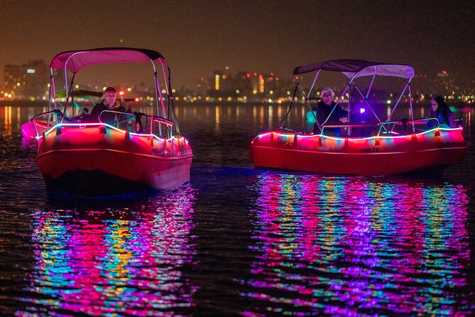 Glow Electric Boat night date experience in San Diego Bay - The Experience in Detail