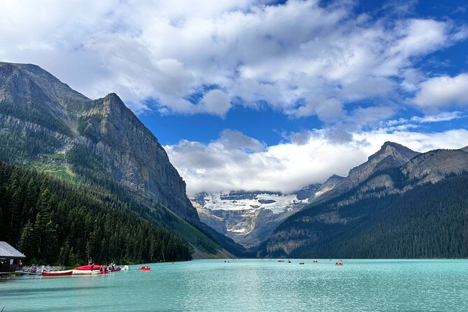 Lake Louise Moraine Emerald Lake Johnston Canyon Banff Yoho Tour - Key Points