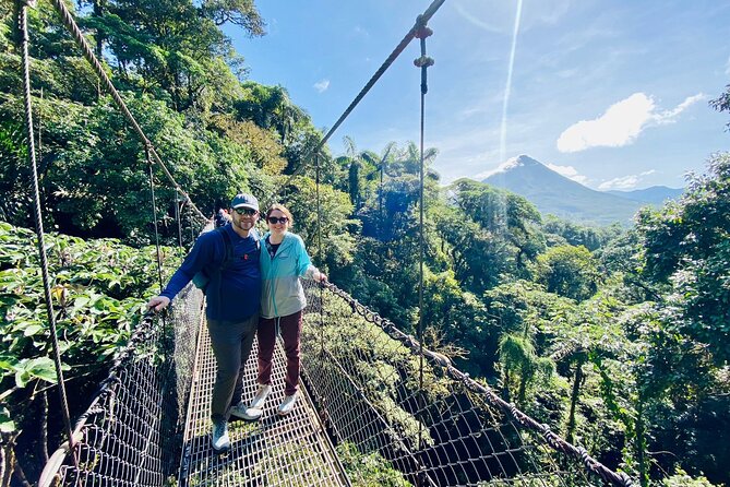 Arenal Hanging Bridges and La Fortuna Waterfall Combo Tour - Key Points