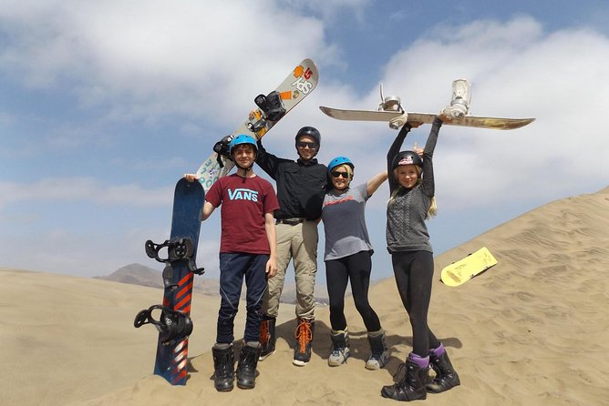 SANDBOARDING EXPERIENCE in Lima ( Includes boots, bindings & Helment) - Key Points
