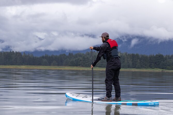 Dry-Suit Paddle board in Juneau with Mendenhall Glacier Views - The Sum Up