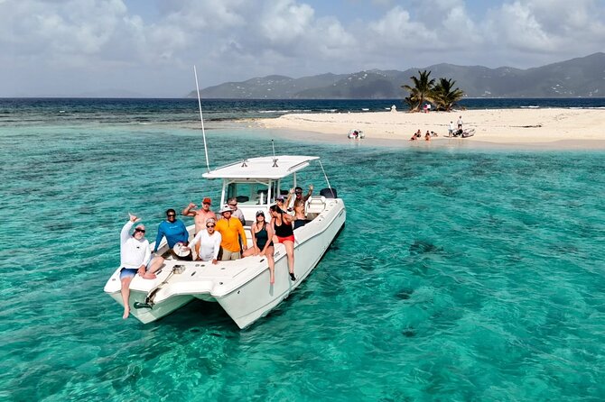 Private British Virgin Islands Full Day Charter on 32' Power Cat - Good To Know