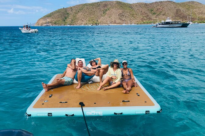 Multi Day Inflatable 7'x7' Dock Adventure with Delivery - A floating haven in St. Thomas: The Inflatable 7x7 Dock Adventure