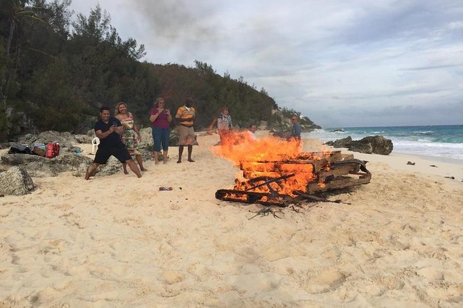 Bermuda Beach Bonfire with Dark and Stormy Cocktail Included - The Sum Up