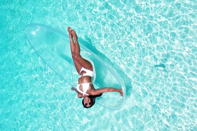 Clear kayak drone Photoshoot - The Salt in the Scenery: The Real Draw